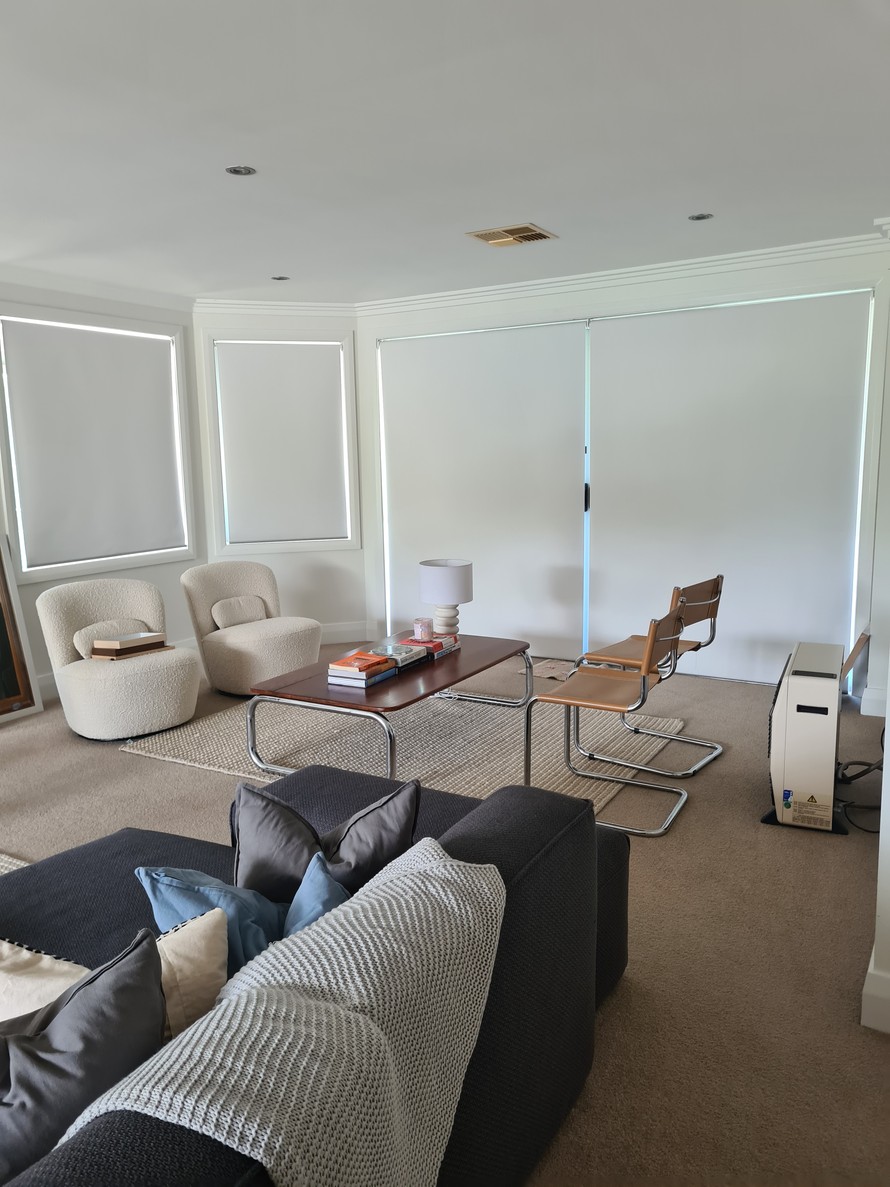 Express Roller Blind - Skye Blockout Porcelain