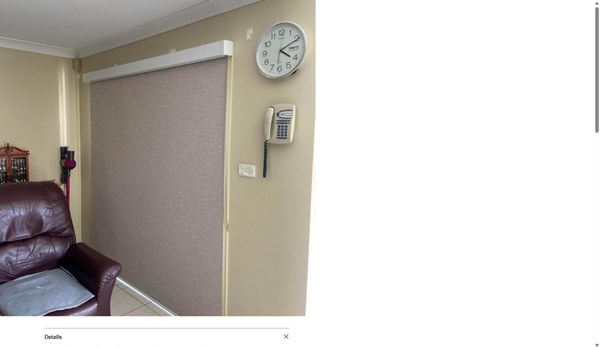 Roller Blind - Le Reve Blockout Marble