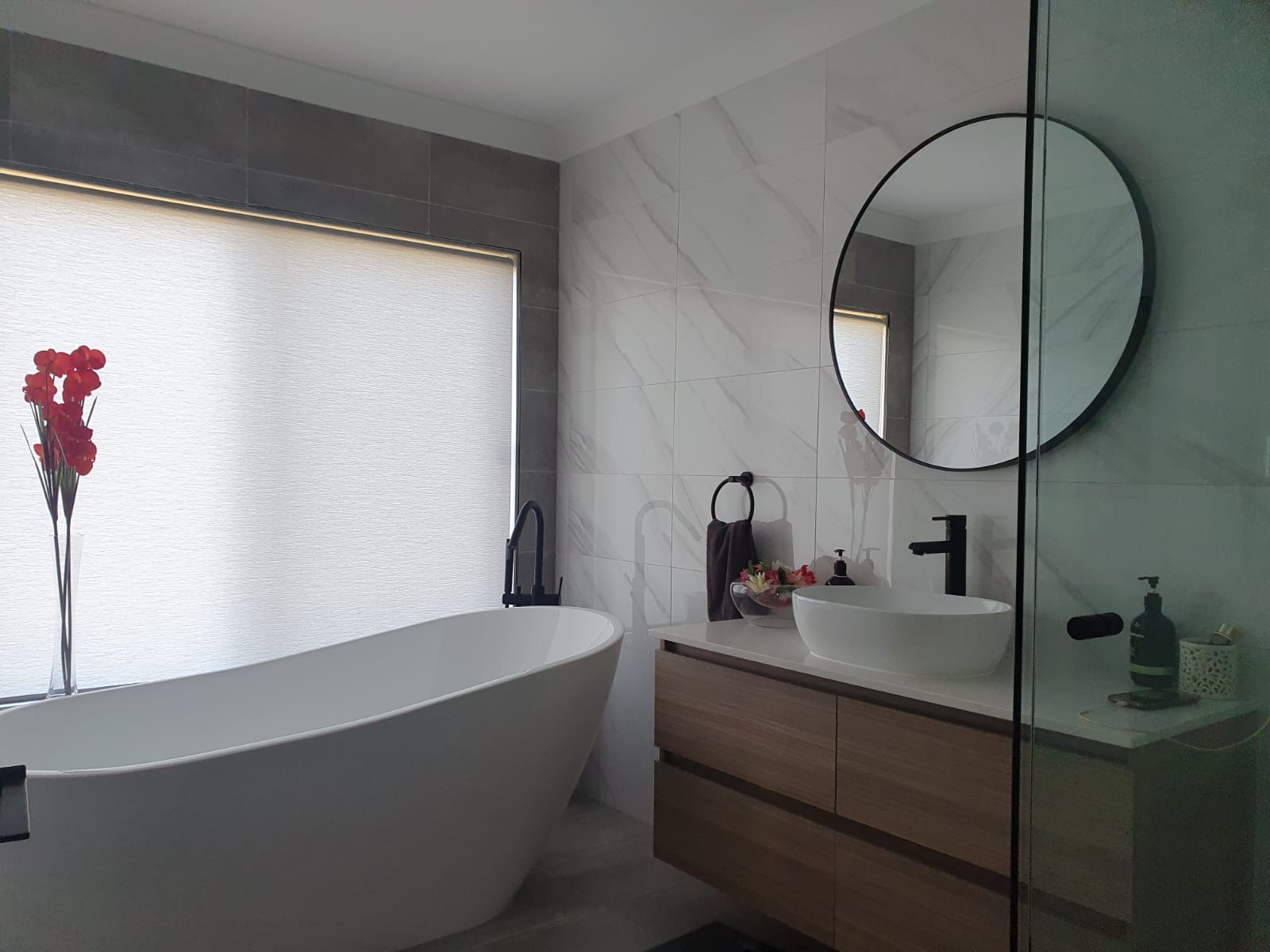 Roller Blind - Le Reve Light Filter Concrete