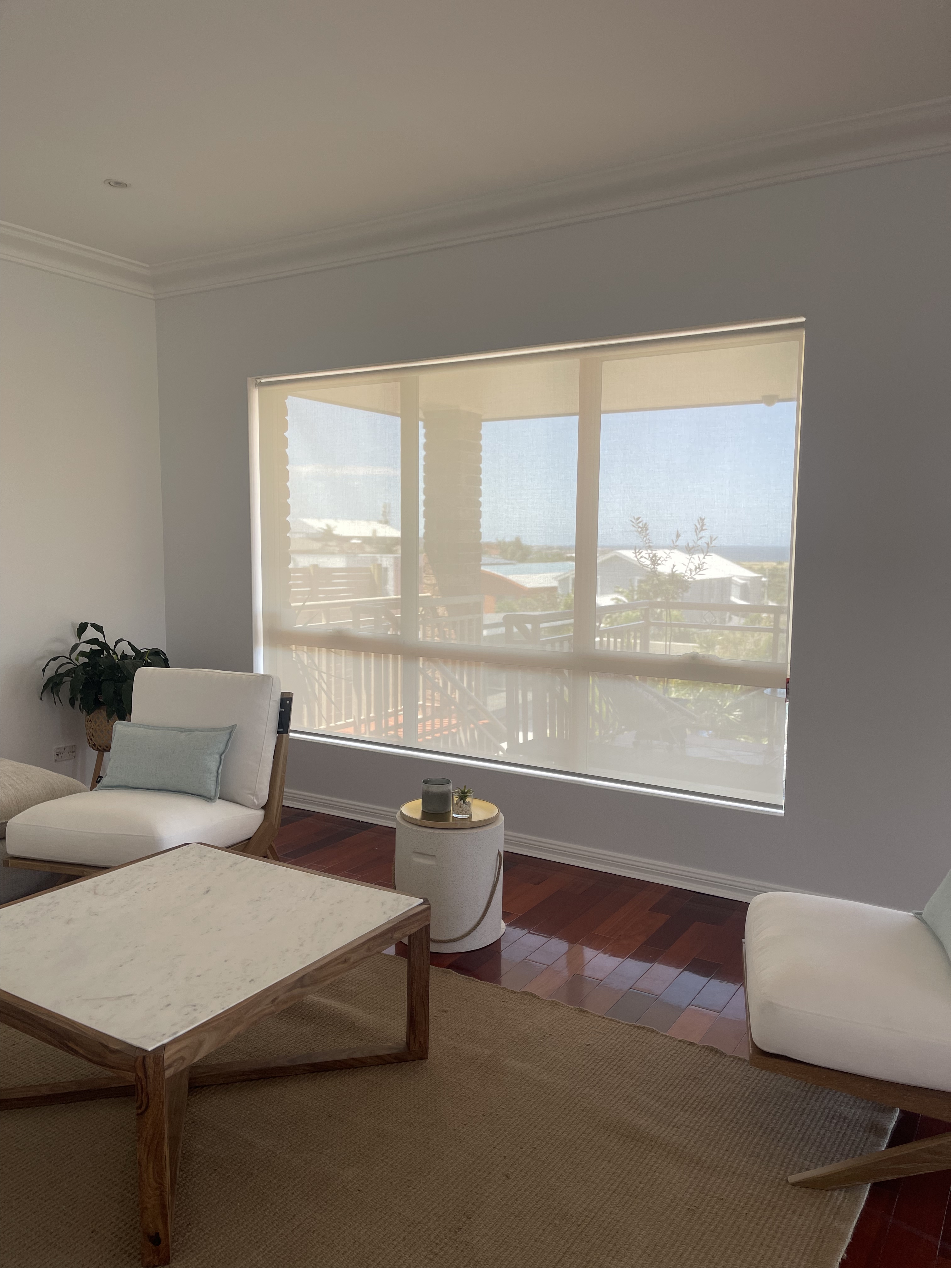 Roller Blind - Corrida Sunscreen White