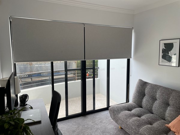 Roller Blind - Linesque Blockout Dove